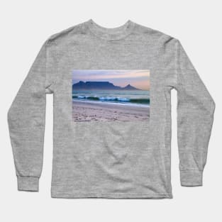 Table Mountain Beach View, Cape Town, South Africa Long Sleeve T-Shirt